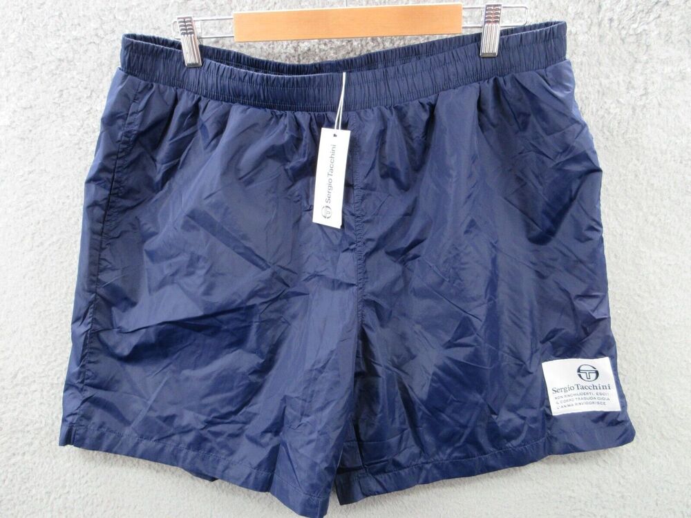 NWT Sergio Tacchini VERENNA Mens Mesh Lined Tennis Shorts Size XXL